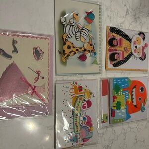 Birthday greeting cards
Second photo is the message on each